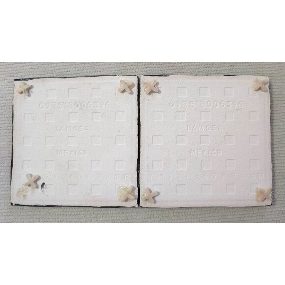 Lamosa Handcrafted Mexican Ceramic Tiles Vibrant Indigenous Art 4.25" x 4.25" - Picture 6 of 6